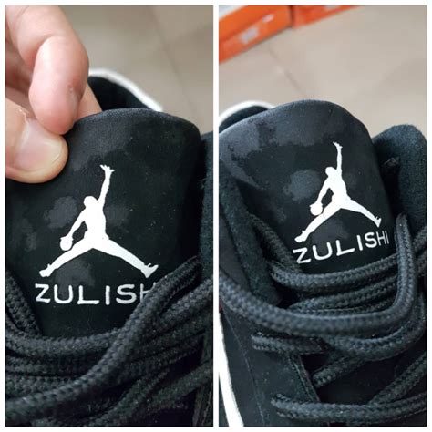 rip off jordans logo